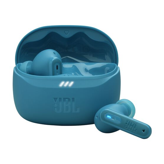 JBL Tune Beam 2 - Turquoise - True Wireless Noise Cancelling Earbuds - Hero JBL Tune Beam 2 - Turquoise - True Wireless Noise Cancelling Earbuds - Hero